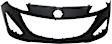 Front and Rear Primed Bumper Cover