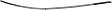 2012-2014 Mercedes Benz C250 - Rear, Driver and Passenger Side, Outer Bumper Trims, Chrome, For Models Without Sport Package