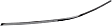 2012-2014 Mercedes Benz C250 - Rear, Driver and Passenger Side, Outer Bumper Trims, Chrome, For Models Without Sport Package