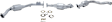 Driver and Passenger Side Catalytic Converters, Federal EPA Standard, 46-State Legal (Cannot ship to CA, CO, NY or ME)