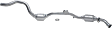 Driver and Passenger Side Catalytic Converters, Federal EPA Standard, 46-State Legal (Cannot ship to CA, CO, NY or ME)
