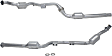 Driver and Passenger Side Catalytic Converters, Federal EPA Standard, 46-State Legal (Cannot ship to CA, CO, NY or ME)