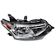 Driver and Passenger Side Halogen Headlight, With bulb(s), OE Replacement