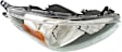 2017 Mitsubishi Mirage - Driver and Passenger Side Halogen Headlight, With bulb(s), OE Replacement