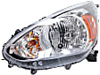 Driver and Passenger Side Headlights, with Bulbs, Halogen, with amber turn signal light, CAPA Certified