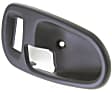 Front and Rear, Driver and Passenger Side Textured Black Interior Door Handle, Sport Utility