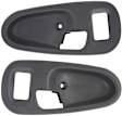 Front, Driver and Passenger Side Textured Black Interior Door Handle, Sport Utility