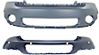 Front and Rear Primed Bumper Cover