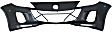 2013 Mazda 3 - Front and Rear Primed Bumper Cover, Sedan