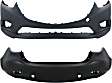 Front and Rear Front - Primed, Rear - Upper - Primed, Lower - Textured Bumper Cover CAPA Certified