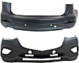 Front and Rear Primed Bumper Cover CAPA Certified