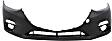 2014 Mazda 3 - Front and Rear Primed Bumper Cover, Hatchback