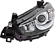 Driver and Passenger Side Headlights, without Bulbs, Halogen, For Models without HID Option