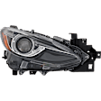 Driver and Passenger Side Headlights, without Bulbs, HID/Xenon, For Models without Auto Level Control, without HID Bulbs and ballast