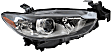 Driver and Passenger Side Headlight, Without Bulb(s), Halogen, Sport Model, CAPA CERTIFIED