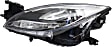 2011-2013 Mazda 6 - Driver and Passenger Side Halogen Headlight, Without bulb(s), OE Replacement