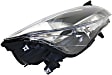 2011-2013 Mazda 6 - Driver and Passenger Side Halogen Headlight, Without bulb(s), OE Replacement