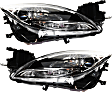 2011-2013 Mazda 6 - Driver and Passenger Side Halogen Headlight, Without bulb(s), OE Replacement,, CAPA Certified