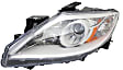 Driver and Passenger Side Halogen Headlight, Without bulb(s), OE Replacement