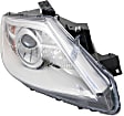 Driver and Passenger Side Halogen Headlight, Without bulb(s), OE Replacement