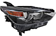 Driver and Passenger Side Halogen Headlight, Without bulb(s), OE Replacement
