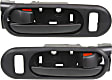 2011 Mazda CX-7 - Front, Driver and Passenger Side Black Interior Door Handle, ,Sport Utility