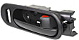 2011 Mazda CX-7 - Front, Driver and Passenger Side Black Interior Door Handle, ,Sport Utility