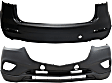 Sport Utility Front and Rear Primed Bumper Cover 3.7L, 6Cyl, CAPA Certified