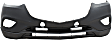 Sport Utility Front and Rear Primed Bumper Cover 3.7L, 6Cyl, CAPA Certified