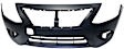 Front and Rear Primed Bumper Cover CAPA Certified