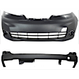 Front and Rear Textured Bumper Cover