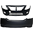 Front and Rear Primed Bumper Cover CAPA Certified