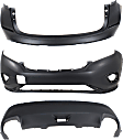 Front and Rear Front - Primed, Rear - Upper - Primed, Lower - Textured Bumper Cover CAPA Certified