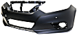 2016 Nissan Altima - Front and Rear Primed Bumper Cover