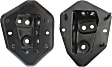 Front, Driver and Passenger Side Bumper Brackets, Side Bracket
