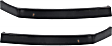 Front, Driver and Passenger Side Bumper Trims, Black
