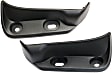 Front, Driver and Passenger Side, Lower Bumper Trim, Textured Black