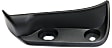Front, Driver and Passenger Side, Lower Bumper Trim, Textured Black