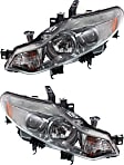 2009 Nissan Murano - Driver and Passenger Side Halogen Headlight, With bulb(s), OE Replacement