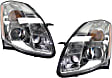 2004 Nissan Maxima - Driver and Passenger Side Halogen Headlight, With bulb(s), OE Replacement