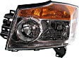 2009 Nissan Armada - Driver and Passenger Side Halogen Headlight, With bulb(s), OE Replacement, CAPA Certified