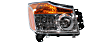 2008-2015 Nissan Titan - Driver and Passenger Side Halogen Headlight, With bulb(s), OE Replacement