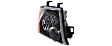2009-2015 Nissan Xterra - Driver and Passenger Side Headlights, with Bulbs, Halogen, with wiring harness