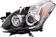 Driver and Passenger Side Headlights, with Bulbs, Halogen, 2-Door, Coupe