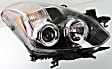 Driver and Passenger Side Headlights, with Bulbs, Halogen, 2-Door, Coupe