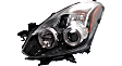 Driver and Passenger Side Headlights, with Bulbs, Halogen, 2-Door, Coupe, CAPA Certified