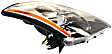 2003 Nissan 350Z - Driver and Passenger Side Halogen Headlight, With bulb(s), OE Replacement, Coupe