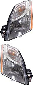 2012 Nissan Sentra - Driver and Passenger Side Halogen Headlight, With bulb(s), OE Replacement
