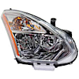 2009-2010 Nissan Rogue - Driver and Passenger Side Headlights, with Bulbs, HID/Xenon, with HID Kit