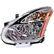 2009-2010 Nissan Rogue - Driver and Passenger Side Headlights, with Bulbs, HID/Xenon, with HID Kit